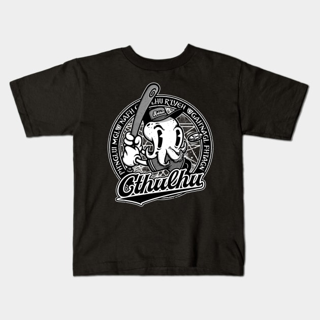 Player Cthulhu V2 Kids T-Shirt by StudioM6